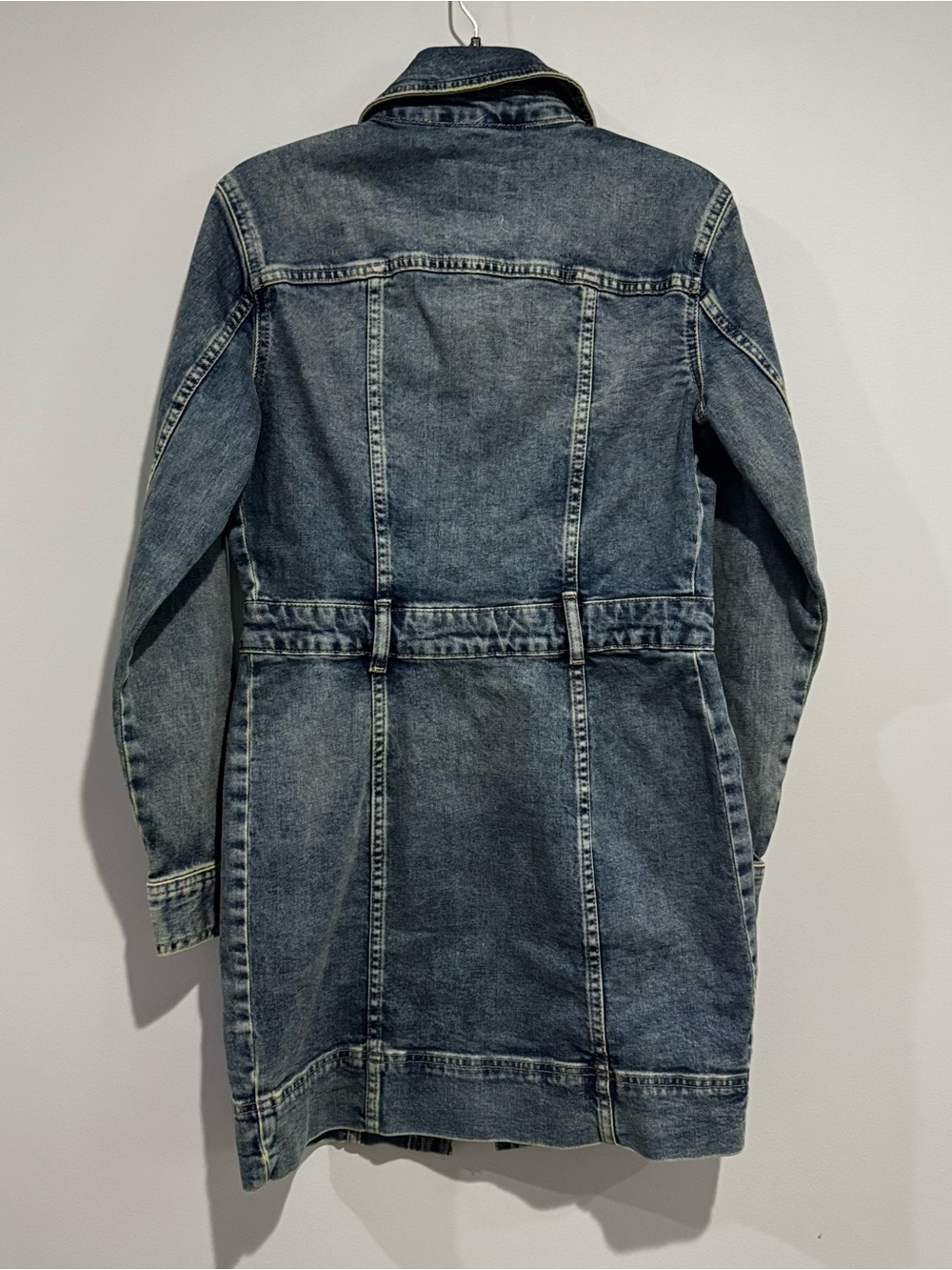 NWT Lauren Ralph Lauren Long-Sleeve Denim shirtdress Size 2 - Picture 6 of 6